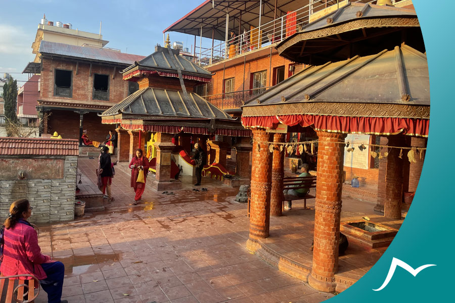Uncovering the Unique Charms of Thamel and Jhamsikhel Hasapota Ganesh at Jhamiskhel.